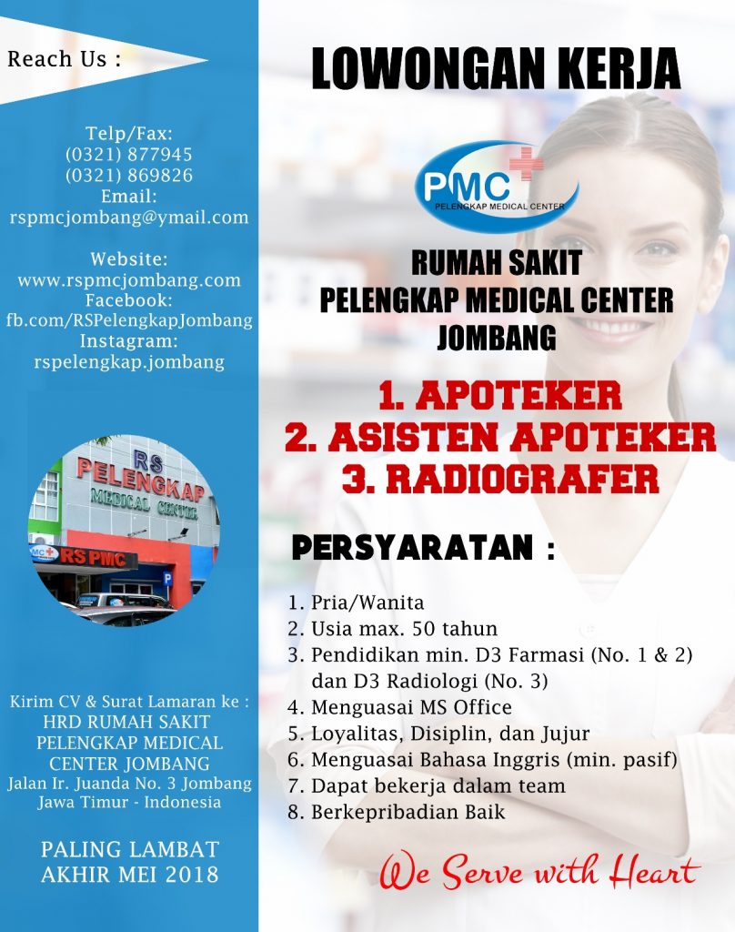 Lowongan Pekerjaan – Rumah Sakit Pelengkap Medical Center